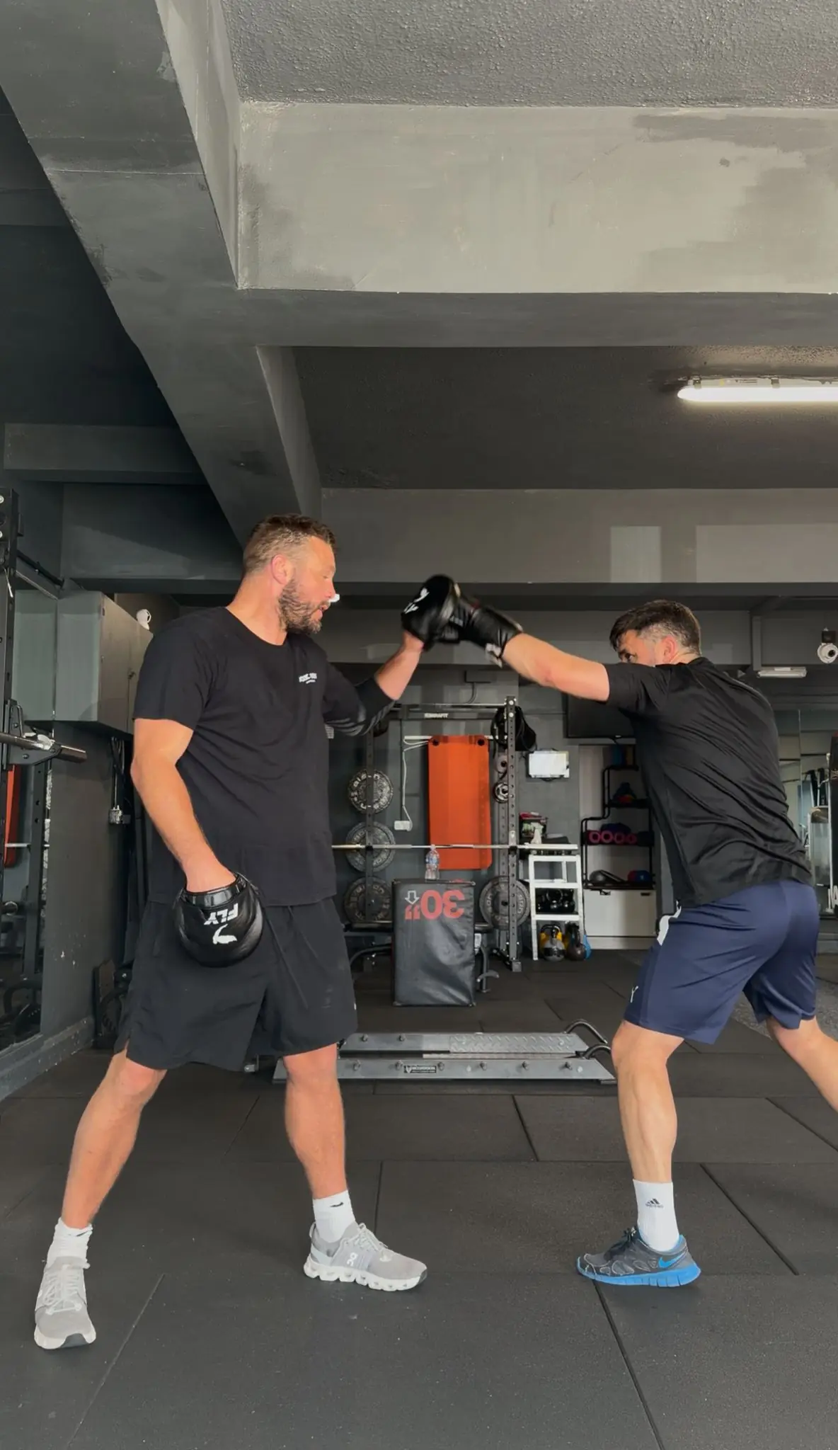 Boxing coaching at Box & Burn Gym