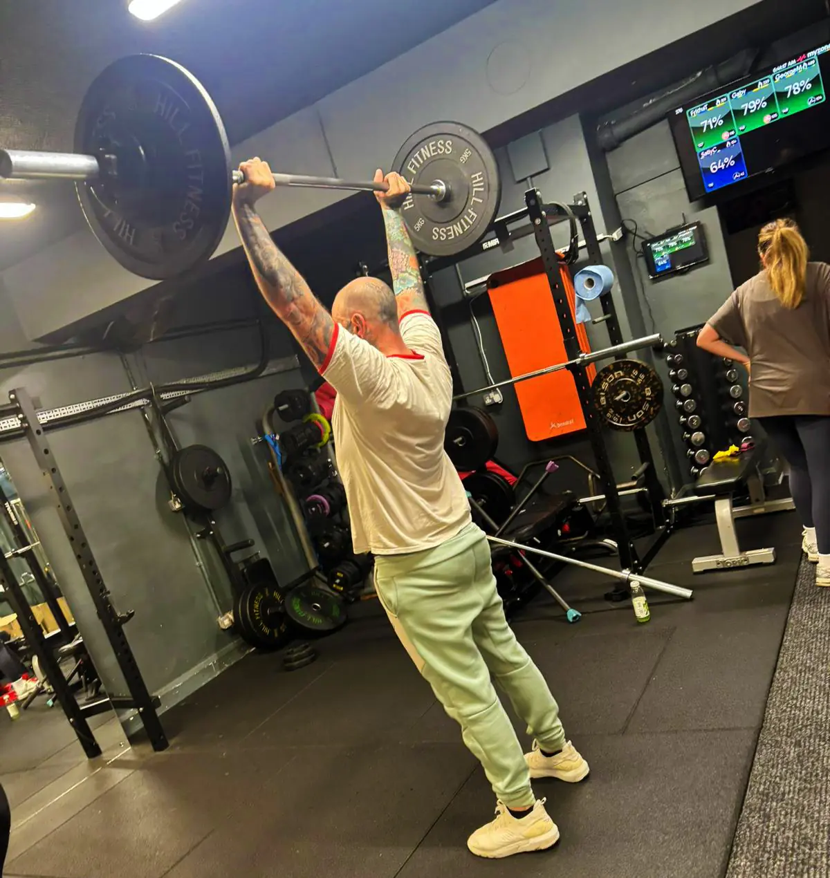 Strength and conditioning training at Box & Burn Gym
